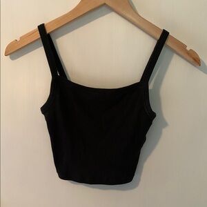 Black Crop Tank